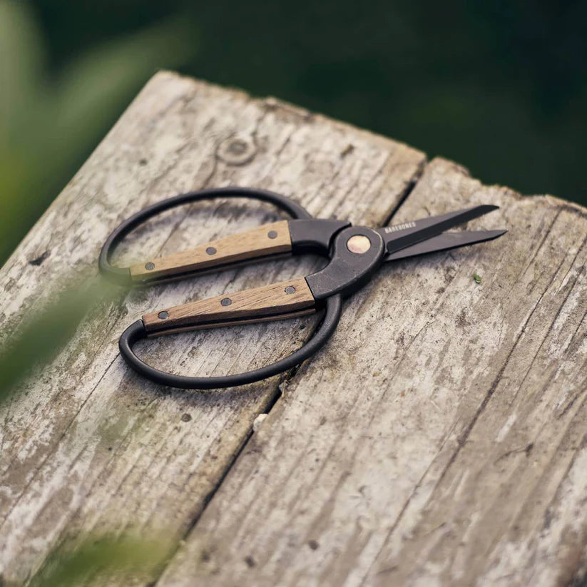 Vintage Walnut Handle Utility Shears