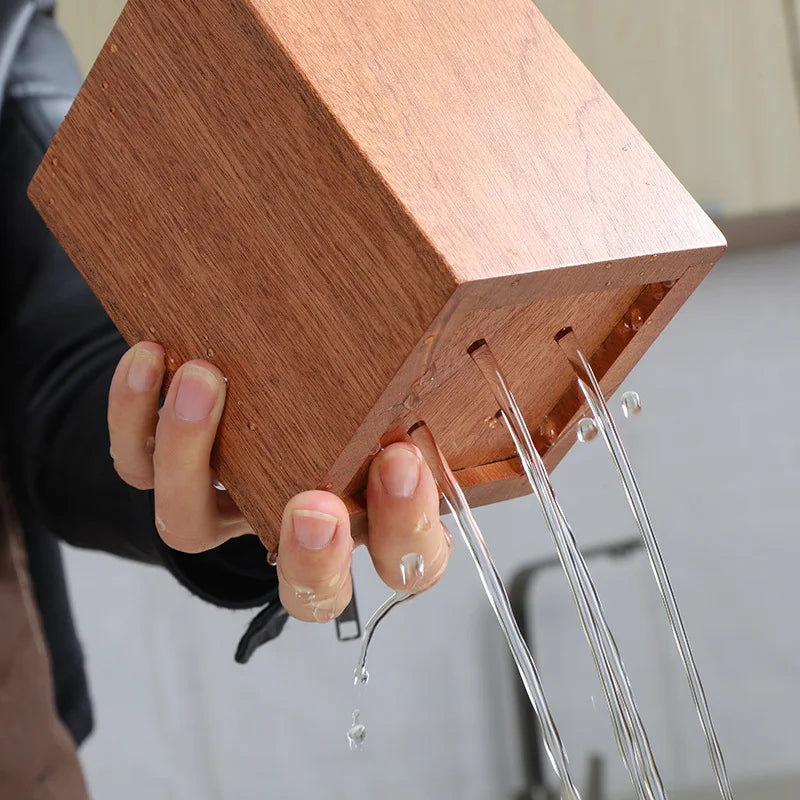 Natural Ebony Wood Chopstick Holder