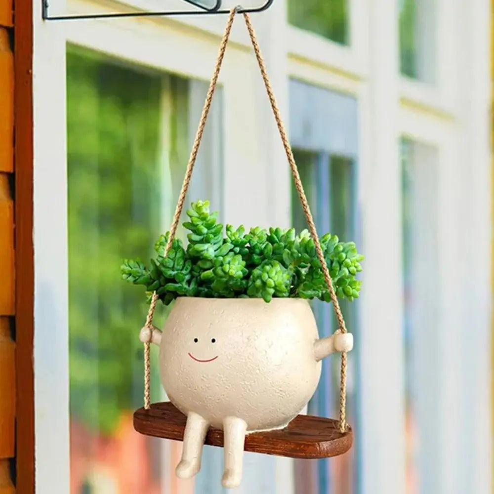 Swing Face Planter Pot